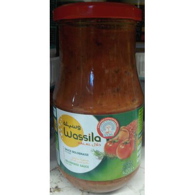 Sauce bolognaise pur boeuf halal (Wassila)