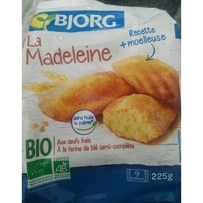 La madeleine 225 g (Bjorg)