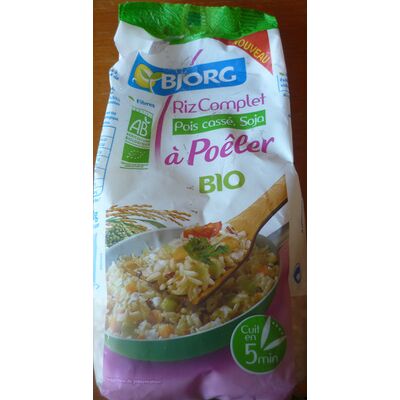 Riz complet à poêler bio (Bjorg)