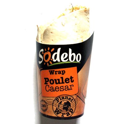 Sodebo wrap poulet caesar (Sodebo)