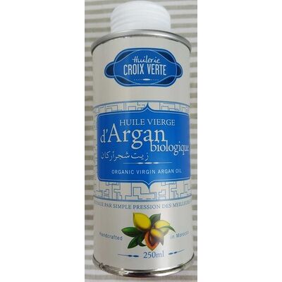 Huile vierge d'argan biologique (Huilerie Croix Verte)