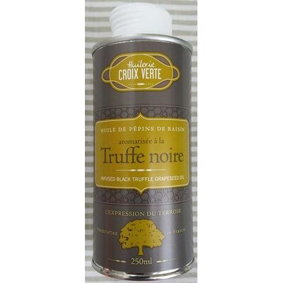 Huile de pépins de raisin aromatisée à la truffe noire (Huilerie Croix Verte)