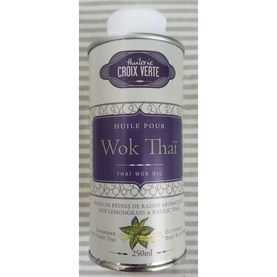 Huile pour wok thaï (Huilerie Croix Verte)