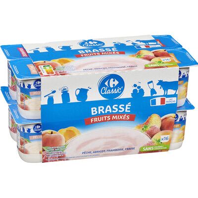 Brassé fruits mixés (Carrefour)