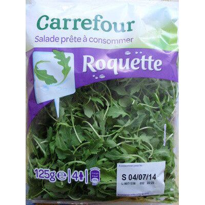 Salade prête à consommer, roquette (4 portions) (Carrefour)