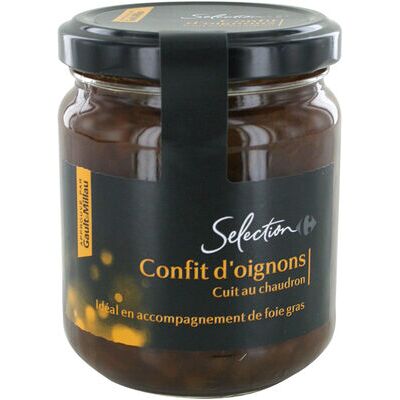 Confit d'oignons cuit au chaudron (Carrefour - Carrefour Sélection)