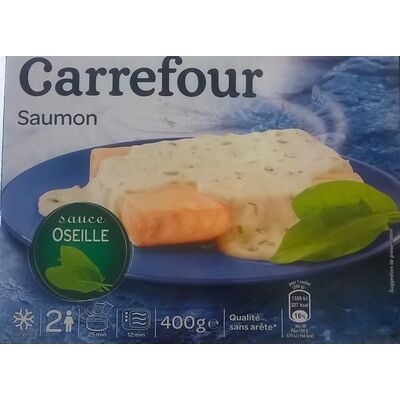 Saumon sauce oseille, surgelé (Carrefour - Groupe Carrefour)