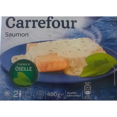 Saumon sauce oseille, surgelé (Carrefour)