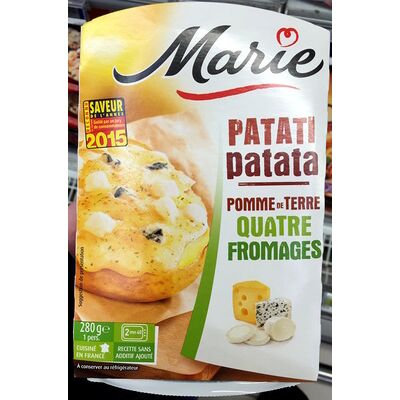 Patati patata, pomme de terre quatre fromages (Marie)