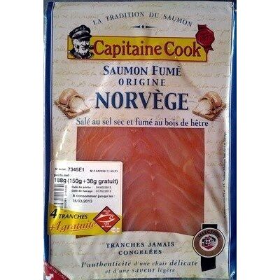Saumon fumé de norvège (Capitaine Cook - Sélection Intermarché)