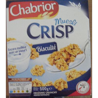 Muesli crisp biscuité (Chabrior)
