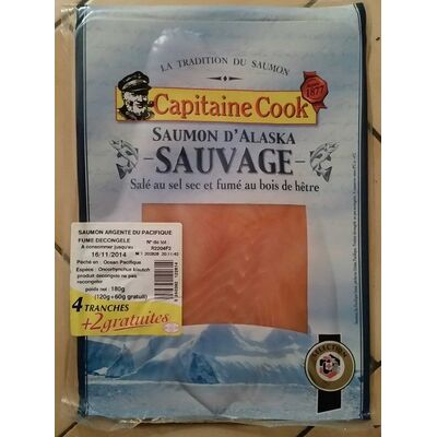 Saumon d'alaska sauvage (Capitaine Cook)