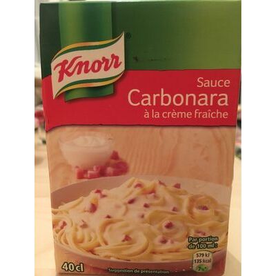 414g sauce pate carbonara knorr (Knorr - Unilever)