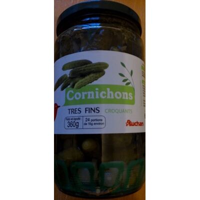 Cornichons très fins croquants (Auchan)