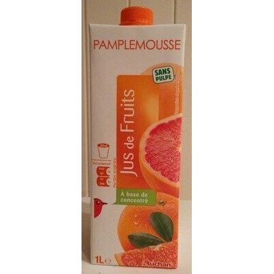 Jus de pamplemousse (Auchan)