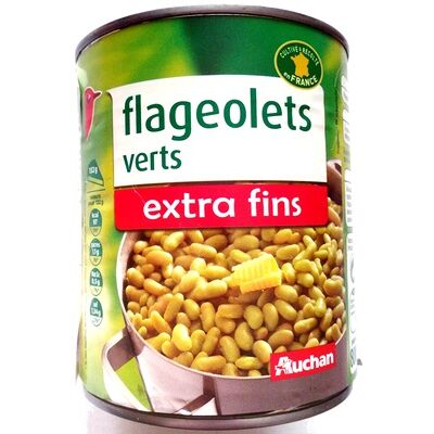 Flageolets verts extra-fins (Auchan)