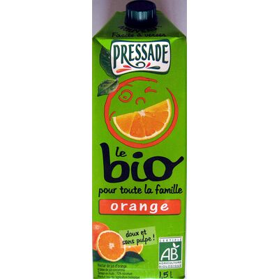 Le bio pour toute la famille orange (Pressade)
