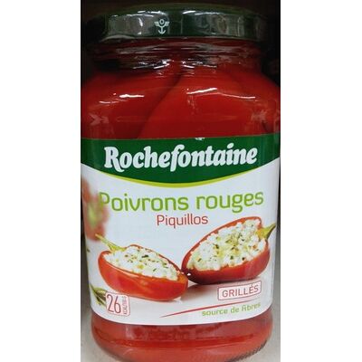 Poivrons rouges piquillos grillés (Rochefontaine)