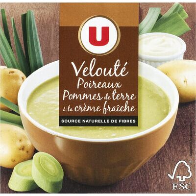 Velouté de poireaux et pommes de terre (U)