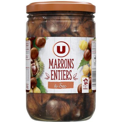 Marrons entièrs à sec (U)