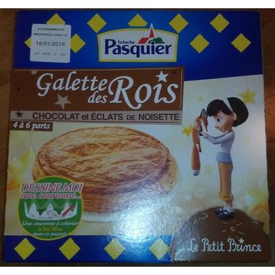 Galette des rois chocolat et éclats de noisette (Brioche Pasquier)