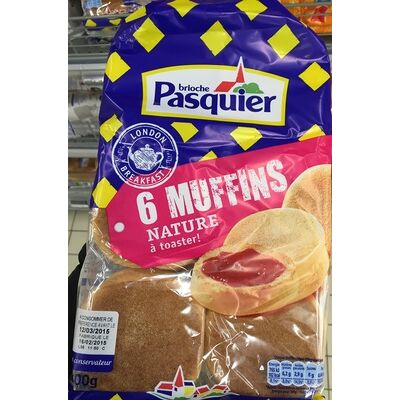 6 muffins nature à toaster (Pasquier - Brioche Pasquier)