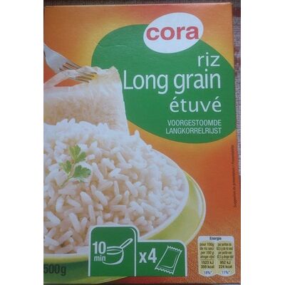 Riz long grain étuvé (Cora)