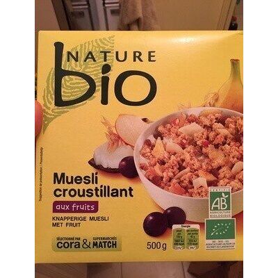 Muesli croustillant aux fruits (Nature Bio)
