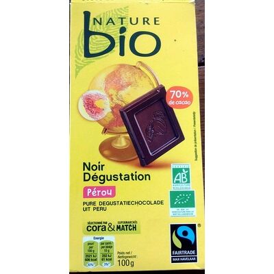 Noir dégustation pérou (Nature Bio)