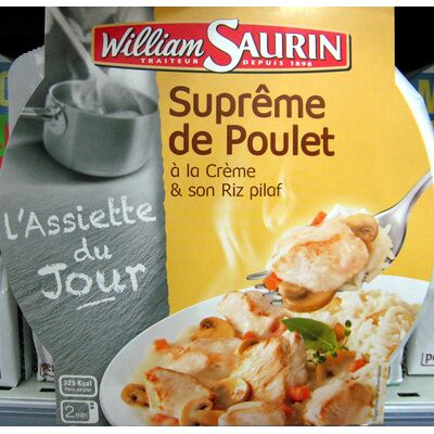 Suprême de poulet & son riz pilaf (William Saurin)