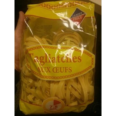 Tagliatelles aux œufs (Leader Price - Geimex)
