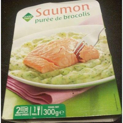 Saumon purée de brocolis (Leader Price)