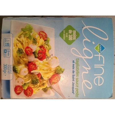 Tagliatelles sauce pesto et noix de saint jacques*, surgelé (Leader Price Fine Ligne - Dlp (distribution Leader Price))