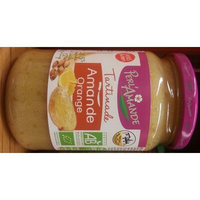 Tartinade amande orange (Perl'amande)
