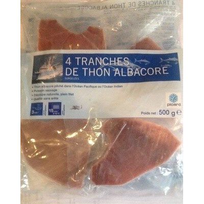 4 tranches de thon albacore (Picard)