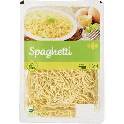 Spaghetti aux œufs frais (Carrefour - Groupe Carrefour)