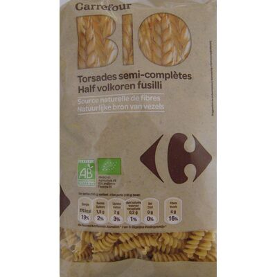 Torsades semi-complètes bio (Carrefour Bio)