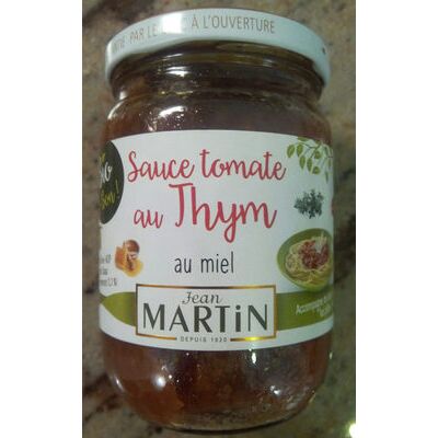 Sauce tomate au thym au miel (Jean Martin)
