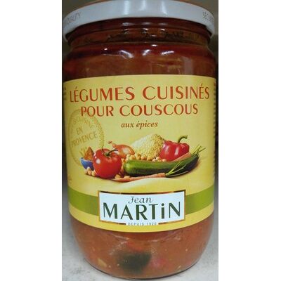 Légumes cuisinés pour couscous aux épices (Jean Martin)