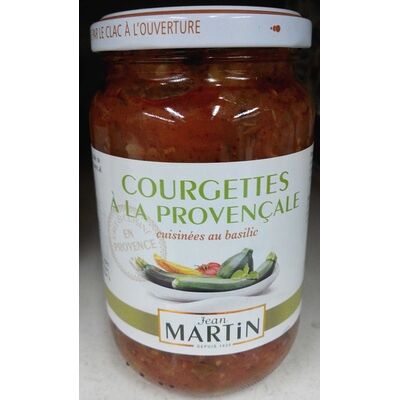 Courgettes à la provençale cuisinées au basilic (Jean Martin)