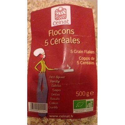 Flocons 5 cereales (Celnat)