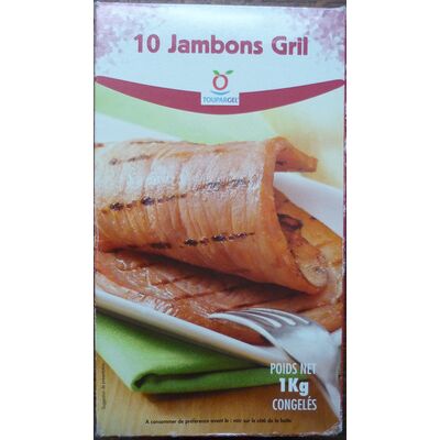 10 jambons gril (Toupargel)