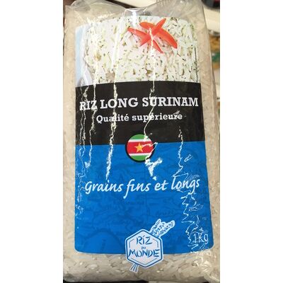 Riz long surinam (Riz Du Monde - Haudecœur)