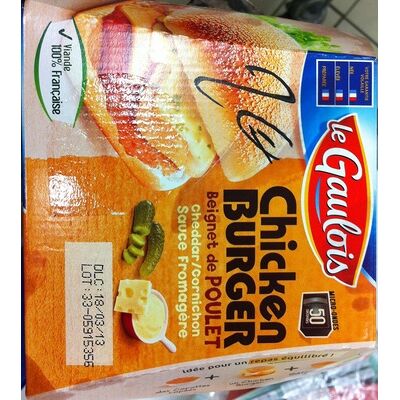 Chicken burger (Le Gaulois)
