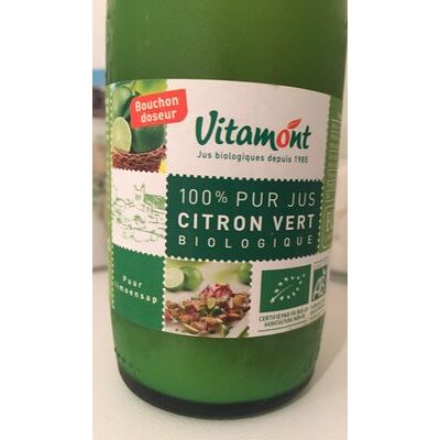 100% pur jus de citron vert biologique (Vitamont)