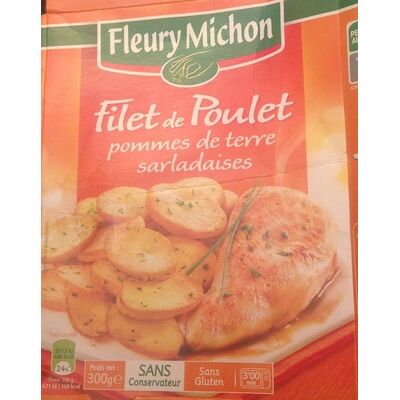 Filet de poulet et pommes de terre à la sarladaise (Fleury Michon)