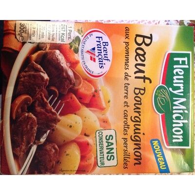 Bœuf bourguignon aux pommes de terre et carottes persillées (Fleury Michon)