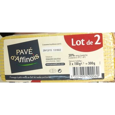 Pavé d'affinois (lot de 2) (20% mg) (Pave D Affinois - Pavé D'affinois)