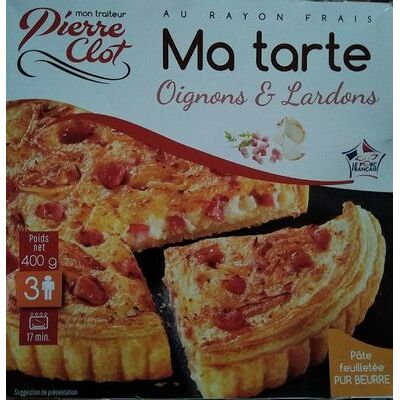 Tarte oignons lardons (Délistine)