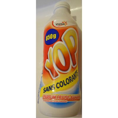 Yop, parfum fraise-banane (Yoplait - Yop)